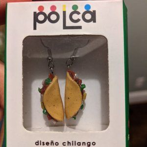 Al Pastor Tacos Earrings (Mexican Handmade- POLCA)